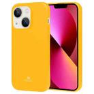 For iPhone 14 Plus GOOSPERY JELLY Shockproof Soft TPU Case (Orange) - 1