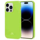 For iPhone 14 Pro GOOSPERY JELLY Shockproof Soft TPU Case(Green) - 1