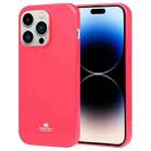 For iPhone 14 Pro GOOSPERY JELLY Shockproof Soft TPU Case(Rose Red) - 1