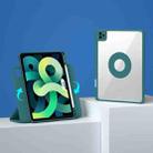 Magnetic Rotating Clear Back Smart Tablet Case For iPad Air 2022 / 2020 10.9(Night Green) - 1