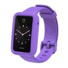 For Xiaomi Mi Band 7 Pro Silicone Adjustable Elastic Watch Band(Purple) - 1