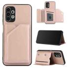 For Samsung Galaxy A13 4G Skin Feel PU + TPU + PC Back Cover Shockproof Case(Rose Gold) - 1