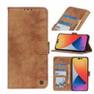 For iPhone 14 Pro Max Antelope Texture Leather Case (Brown) - 1