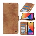 For iPhone 14 Pro Antelope Texture Leather Case(Brown) - 1