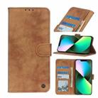 For iPhone 14 Antelope Texture Leather Case (Brown) - 1