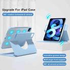 For iPad 10.2 2019 / 2020 / 2021 Front Stand Rotating Clear Back Smart Tablet Case(Black) - 2