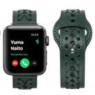 Woven Watch Strap For Apple Watch Ultra 49mm / Series 8&7 45mm / SE 2&6&SE&5&4 44mm / 3&2&1 42mm(Green) - 1