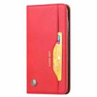 For iPhone 14 Plus Knead Skin Texture Leather Case (Red) - 2