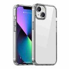 For iPhone 14 Plus iPAKY Shockproof PC + TPU Protective Phone Case (Transparent) - 1