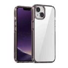 For iPhone 14 iPAKY Aurora Series Shockproof PC + TPU Protective Phone Case (Transparent Black) - 1