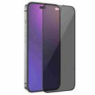 For iPhone 14 Pro hoco A12 Pro Nano 3D Full Screen Edges Protection Privacy Tempered Glass Film - 1