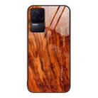 For Xiaomi Redmi K50 Pro Wood Grain Glass Protective Case(Light Brown) - 1