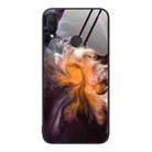 For Huawei Nova 3i Marble Pattern Glass Protective Phone Case(Typhoon) - 1