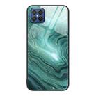 For Huawei Nova 8 SE Marble Pattern Glass Protective Phone Case(Water Waves) - 1