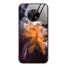 For Huawei Enjoy 20 Plus 5G Marble Pattern Glass Protective Phone Case(Typhoon) - 1