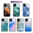 For Huawei Enjoy 20 5G Marble Pattern Glass Protective Phone Case(Green Ocean) - 2