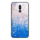 For Huawei Maimang 6 Marble Pattern Glass Protective Phone Case(Ocean Waves) - 1