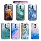 For Huawei Maimang 7 Marble Pattern Glass Protective Phone Case(Ocean Waves) - 2