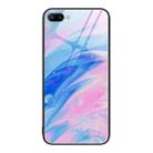 For Honor 10 Marble Pattern Glass Protective Phone Case(Pink) - 1