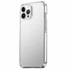 For iPhone 14 Pro Max wlons Ice-Crystal Matte Four-corner Airbag Case (Transparent) - 1