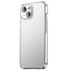 For iPhone 14 wlons Ice-Crystal Matte Four-corner Airbag Case (Transparent) - 1