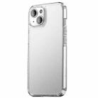 For iPhone 14 Plus wlons Ice-Crystal Matte Four-corner Airbag Case (Transparent) - 1