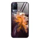 For vivo S9 Marble Pattern Glass Protective Phone Case(Typhoon) - 1
