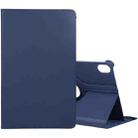 For Honor Pad 8 360 Degree Rotation Litchi Texture Flip Leather Tablet Case(Blue) - 1