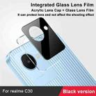 For Realme C30 4G imak High Definition Integrated Glass Lens Film Black Version - 2