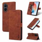 For Honor X40i AZNS Skin Feel Calf Texture Flip Leather Phone Case(Brown) - 1