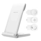 NILLKIN NKT12 3-in-1 Wireless Charger with Samsung Watch Charger, Plug Type:US Plug(White) - 2