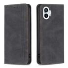 For Nothing Phone 1 Magnetic RFID Blocking Anti-Theft Leather Phone Case(Black) - 1