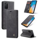 For Huawei P40 CaseMe-013 Multifunctional Horizontal Flip Leather Case with Card Slot & Holder & Wallet(Black) - 1