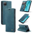 For Huawei P40 Lite CaseMe-013 Multifunctional Horizontal Flip Leather Case with Card Slot & Holder & Wallet(Blue) - 1