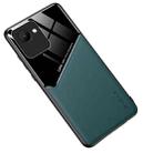 For Realme C30 All-inclusive Leather + Organic Glass Phone Case(Green) - 1