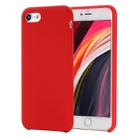 For iPhone SE 2022 / SE 2020 Shockproof Full Coverage Silicone Soft Protective Case(Red) - 1