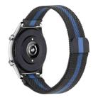 For Honor Watch GS 3 22mm Milan Chain Metal Watch Band(Black Blue) - 1