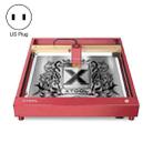XTOOL D1 Pro-10W High Accuracy DIY Laser Engraving & Cutting Machine, Plug Type:US Plug(Golden Red) - 1