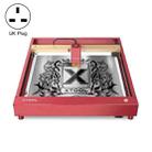 XTOOL D1 Pro-10W High Accuracy DIY Laser Engraving & Cutting Machine, Plug Type:UK Plug(Golden Red) - 1
