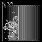 For Galaxy S20 Ultra 10pcs 0.26mm 9H 2.5D Explosion-proof Non-full Screen Tempered Glass Film - 1
