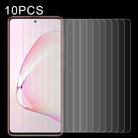 For Galaxy Note 10 Lite 10 PCS 0.26mm 9H 2.5D Explosion-proof Non-full Screen Tempered Glass Film - 1