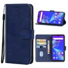 For UMIDIGI BISON X10G NFC Leather Phone Case(Blue) - 1