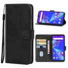 For UMIDIGI BISON X10S NFC Leather Phone Case(Black) - 1