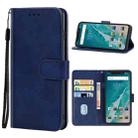 For Blackview BV9600 / BV9600 Pro Leather Phone Case(Blue) - 1