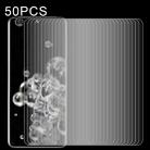 For Galaxy S20 Ultra 50pcs 0.26mm 9H 2.5D Explosion-proof Non-full Screen Tempered Glass Film - 1