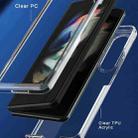 For Samsung Galaxy Z Fold4 Acrylic + TPU Transparent Protective Phone Case(Blue) - 3