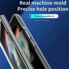 For Samsung Galaxy Z Fold4 Acrylic + TPU Transparent Protective Phone Case(Blue) - 5