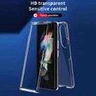 For Samsung Galaxy Z Fold4 Acrylic + TPU Transparent Protective Phone Case(Blue) - 6