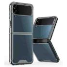 For Samsung Galaxy Z Flip4 Acrylic + TPU Transparent Protective Phone Case(Black) - 1