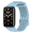 For Xiaomi Mi Band 7 Pro Breathable TPU Watch Band(Light Blue) - 1